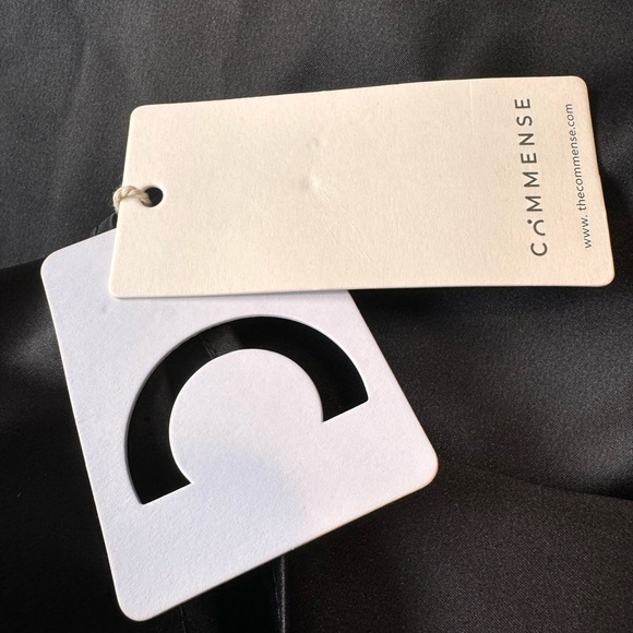 Pearls Open Back Satin Long Dress - Picture 5 of 6